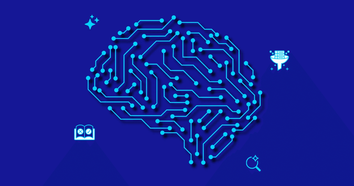 A digital illustration of a human brain silhouette formed by bright blue circuit board pathways and nodes. The image symbolizes AI, data processing, and intelligence, representing the precise, technical nature of Prompt Engineering for LLM Performance.